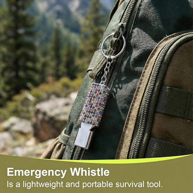 Binboll Double-Tube Whistle Aluminum Alloy Survival Whistle for Outdoor Needs Sports Referee Emergency - Image 5